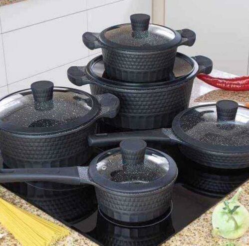 GRANITE NON STICK COOKING POTS