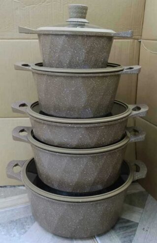 GRANITE NON STICK COOKING POTS