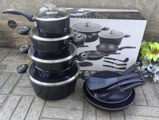 GRANITE NON STICK COOKING POTS