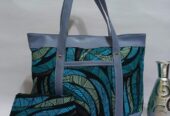 Ankara faux leather handbags