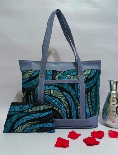 Ankara faux leather handbags