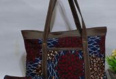 Ankara faux leather handbags