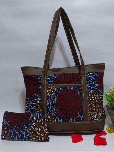 Ankara faux leather handbags