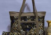 Ankara faux leather handbags