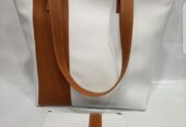 Faux leather handbags