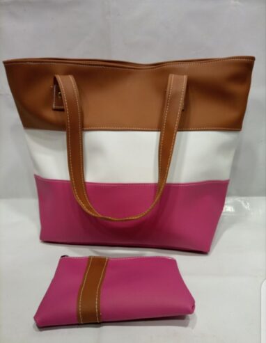 Faux leather handbags