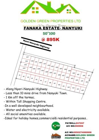 FANAKA ESTATE NANYUKI