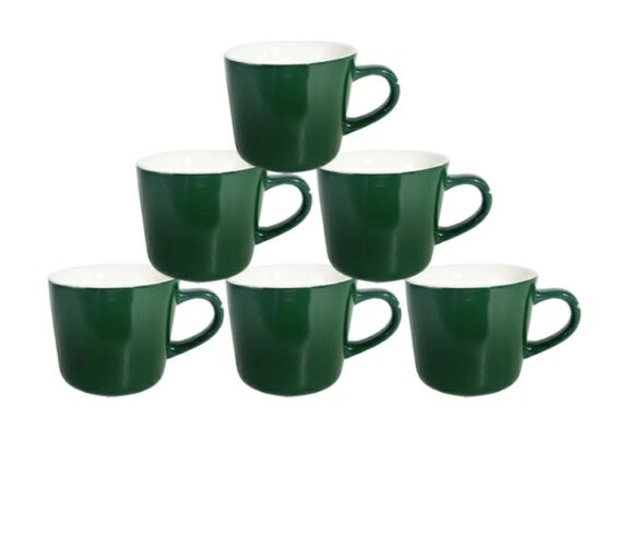 Niceone 6pcs 15OZ High Quality Porcelain Tea Milk