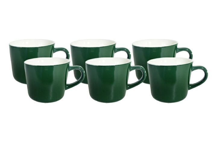 Niceone 6pcs 15OZ High Quality Porcelain Tea Milk