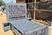 Queen pallet bed