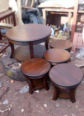 Coffee tables with 4 stools