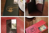 Leather Menus