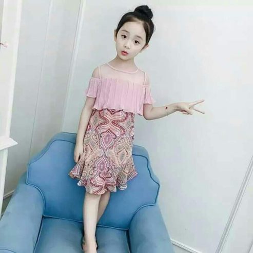 Girl chiffon dress