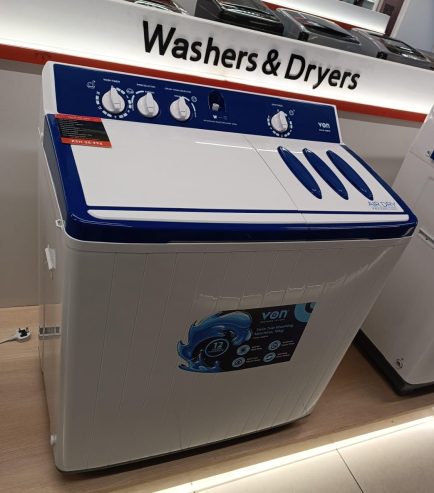 10kg von twin tub washing machine